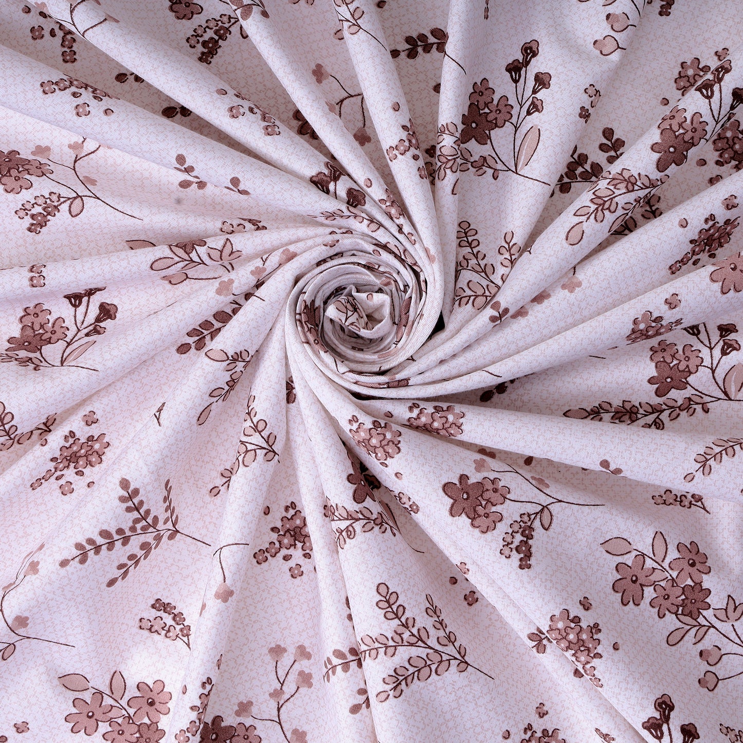 DIVORA CASA โ Premium 350 TC Pure Cotton King Size Bedsheet Set | Soft Botanical Floral Design | 108 x 108 inches