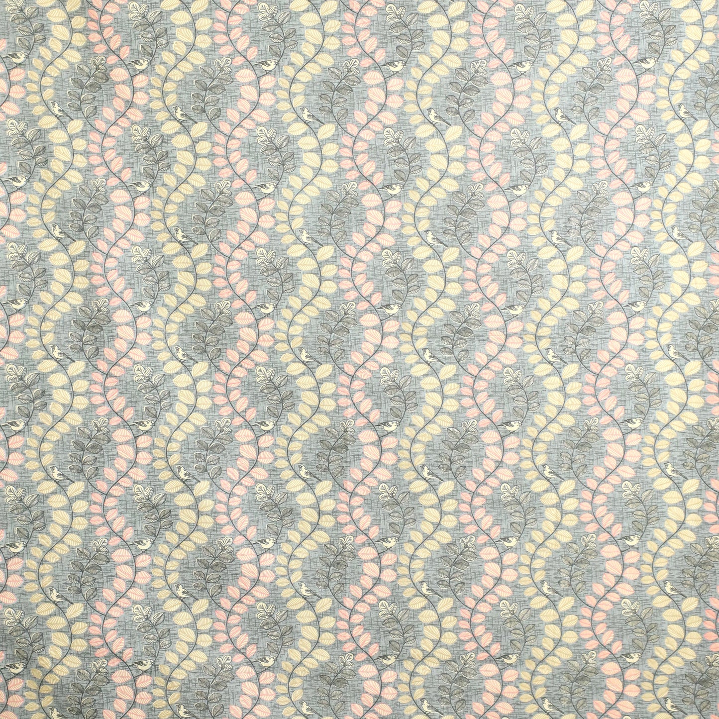 Premium Cotton Rich Single Bedsheet – Subtle Leaf Vine Print | 180 TC| 140 cm x 225 cm